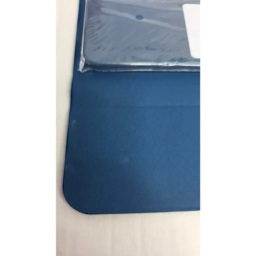 Navy Blue Case with Keyboard Folio Cover Compatible for iPad 11th 10th Gen